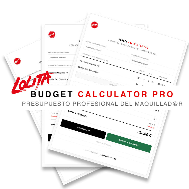 Cómo presupuestar como un profesional. NUEVA HERRAMIENTA BUDGET CALCULATOR