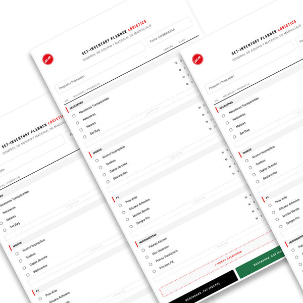 Set-Inventory Planner by Lolita 
